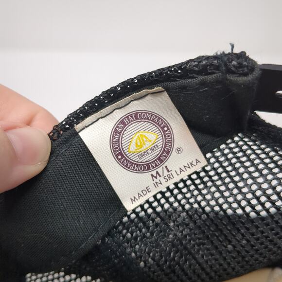 All Pro Auto Parts Snapback Trucker Hat Black Large Mesh Back Rope YoungAn Hat - Picture 9 of 9